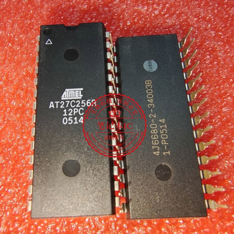 AT27C256R-12PC   AT27C256R12PC  空白无程序DIP28 新的