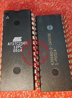 AT27C256R-12PC   AT27C256R12PC  空白无程序DIP28 新的