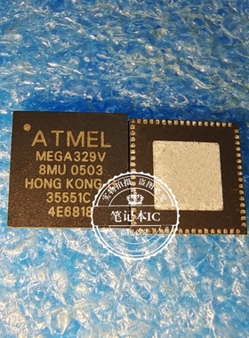 ATMEGA329V-8MU   MEGA329V-8MU  QFN  新的  一个起拍