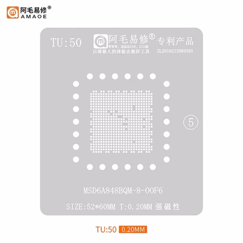 液晶电视主控CPU 芯片 MSD6A848BQM MSD6A848UV MSD6A848钢网植锡