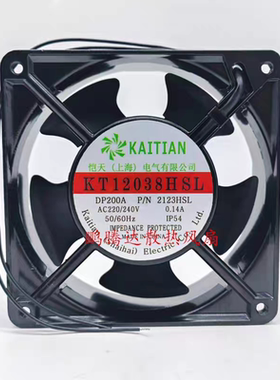 KT12038H DP200A P/N 2123HBL 2123HSL AC380V 220V 恺天SHKT风扇