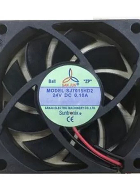 三巨SJ7015HD1 SJ7015HD2 轴流风机DC12V DC24V 7CM滚珠散热风扇