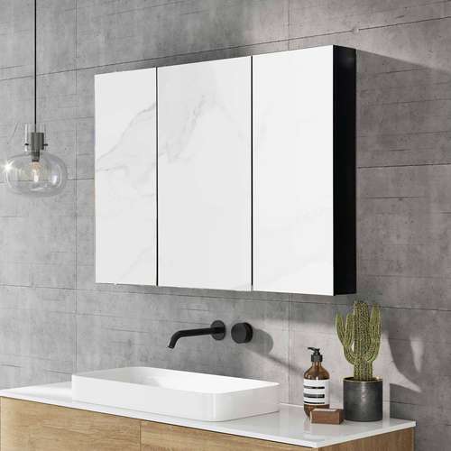 澳思美2023年新款黑色浴室镜柜