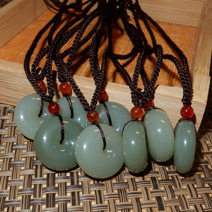 特惠特价青玉平安扣玉挂件玉佩挂饰男女款和田玉平安扣吊坠玉坠