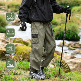 美式 山系户外 绿标 休闲裤 轻熟风伞兵战术冲锋裤 复古工装 izexx