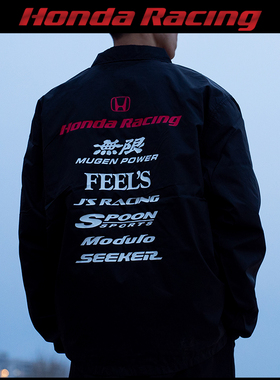 JDM夹克思域TYPER外套日系改装车夹克SPOON无限夹克FEEL改装车