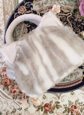 MONOGIRL可爱毛绒包女秋冬新款少女链条包百搭毛毛单肩斜挎包