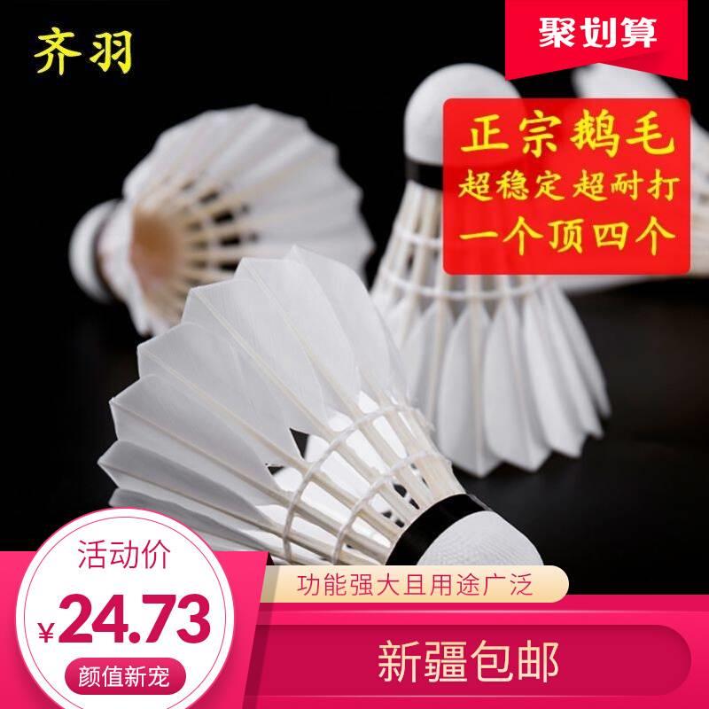 新疆西藏包邮6只/12只装防风羽毛球耐打一套单打羽毛球套装