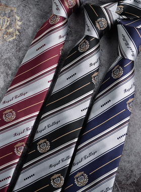 【霖悦君】原创JK领带女手系 dk男制服衬衫学院风红色黑色百搭 潮