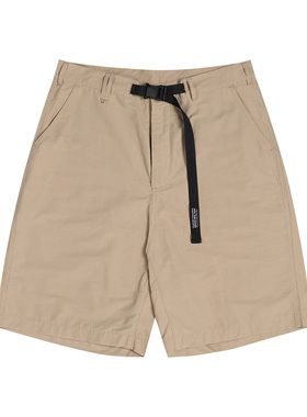 PAGE026速干防泼水cleanfit日系微弹直筒纯色腰带b01休闲工装短裤