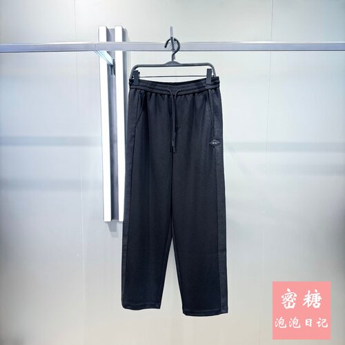 B1GMF2247J9 太平鸟男装2025年夏季新款直筒抽绳休闲裤宽松百搭潮