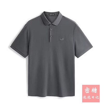 太平鸟夏季新款男士短袖POLO衫