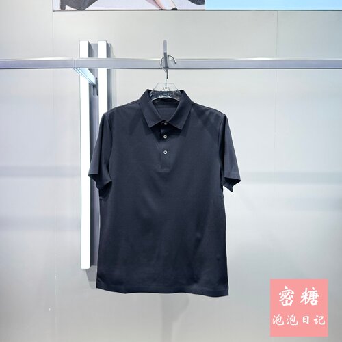 太平鸟男装修身短袖POLO衫