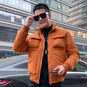 2026冬季青少年学生棉衣男韩版帅气工装外套C203-1019特P110控168，男装棉衣，电商C208