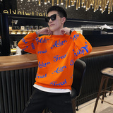 社会小伙男士假两件套头卫衣圆领宽松休闲外套C203-5207-P68控98，女装短外套，电商C208