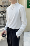 秋冬季青春流行纯色休闲打底衫轻奢风抖音直播款C203-8833-特P28，男装T恤，电商C208