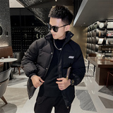 克莱因蓝棉服男款冬季加厚无肩线棉衣外套晋江面包服1070-P118，男装棉衣，电商C208