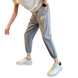 青少年男生夏季潮牌牛仔裤时尚百搭2025新款九分裤C203-6746特P48，男装牛仔裤，电商C208