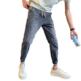 精神小伙春夏季男士修身牛仔裤潮牌休闲新款九分裤C203-6744特P48，男装牛仔裤，电商C208