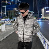 社会小伙冬季连帽羽绒服男士保暖外套帅气男装C203-5115P175控228，男装羽绒服，电商C208