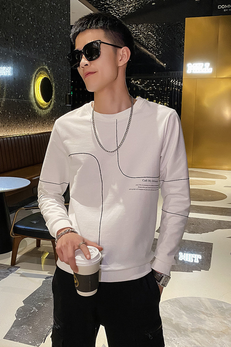 精神小伙春季男士套头潮牌卫衣长袖圆领休闲上衣男C203-5212-P58,男装卫衣,电商C208