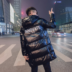 精神小伙冬季男士棉服中长款保暖休闲棉衣C203-1031P155控198，男装棉衣，电商C208