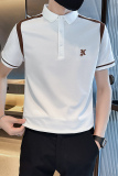 精神小伙夏季男士半袖翻领polo衫短袖帅气潮牌t恤C208-8877-特P48，男装T恤，电商C208