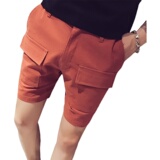 社会小伙夏季男士工装裤时尚休闲青年直筒短裤男C203-604-P38控58，男装牛仔裤，电商C208