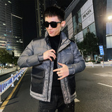 社会小伙冬季男士立领羽绒服修身潮流外套C203-5108-特P178控248，男装羽绒服，电商C208