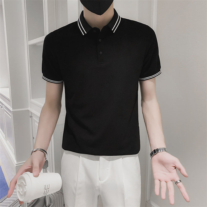 2026夏季新款男士休闲Polo衫时尚潮流上午短袖T恤C203-8804-P58,男装T恤,电商C208