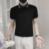 2026夏季新款男士休闲Polo衫时尚潮流上午短袖T恤C203-8804-P58，男装T恤，电商C208