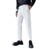 2025夏季新款男生百搭休闲裤轻熟风薄款纯色西裤男C203-6699-P58，男装西裤，电商C208