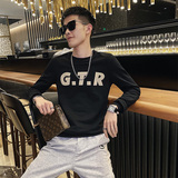 2026春秋季新款男士卫衣精神小伙帅气百搭上衣C203-5202-P58控78，男装卫衣，电商C208