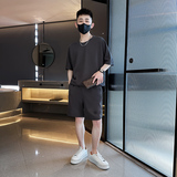 夏季纯色短袖t恤休闲五分裤套装2025新款宽松两件套C208-8882-P88,男装牛仔裤,电商C208,电商基地 夏季纯色短袖t恤休闲五分裤套装2025新款宽松两件套C208-8882-P88,男装牛仔裤,电商C208,电商基地