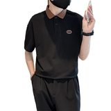 2025夏季新款潮牌短袖T恤男时尚百搭翻领半袖Polo衫C203-8861-P58，男装T恤，电商C208