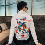 2026秋季男士新款连帽套头卫衣青少年学生修身外套C203-G5066-P45，女装短外套，电商C208