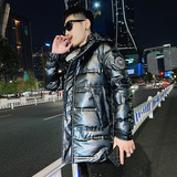 精神小伙冬季男士中长款羽绒服亮面连帽保暖外套C203-5115R特P200,男装羽绒服,电商C208, 精神小伙冬季男士中长款羽绒服亮面连帽保暖外套C203-5115R特P200,男装羽绒服,电商C208,