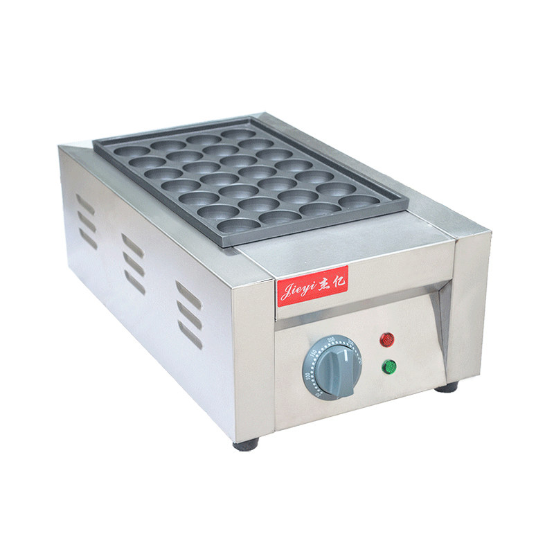 新杰亿章鱼小丸子机鱼丸炉商用虾扯蛋电热单板章鱼烧机丸子机fy品