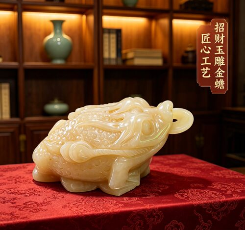 黄龙玉摆件精致美观招财镇宅便宜