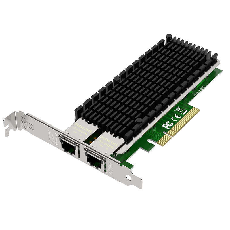 必籁克万兆双网口网卡PCI-E8X