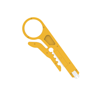 B-LIAK网线剥线刀打线刀电话线剥线器网络剥线器电话线网线卡线刀卡线器网络模块打线刀小黄刀