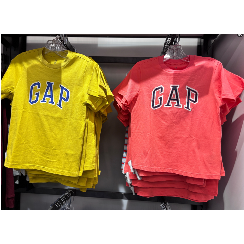 国内代购Gap2025夏季新款立体logo纯棉短袖T恤童装767148/745882