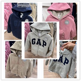 Gap男女童仿羊羔绒拉链卫衣431690童装 785571 428222外套642656