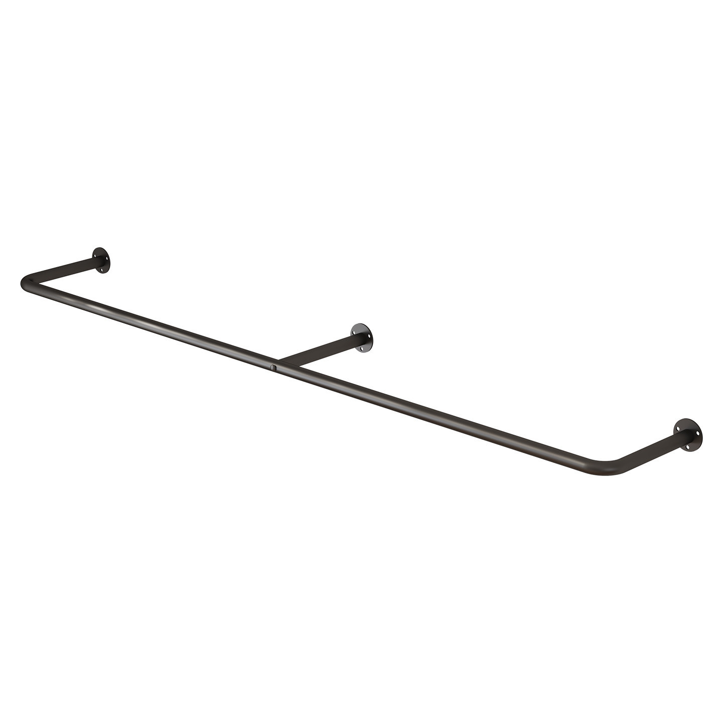 晾衣杆固定式侧墙壁挂式挂衣杆家用室内阳台服装店正挂凉晒衣帽架,收纳整理,晾晒杆,淘宝优惠券,粉丝福利购,淘宝优惠卷