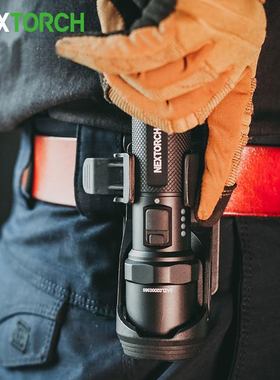 NEXTORCH纳丽德P80安保手电筒超长续航强光充电巡逻家用破窗手电