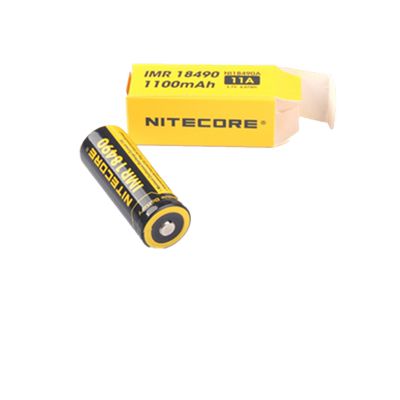 Nitecore 奈特科尔IMR 18490 1100mAh 11A 动力电池充电锂电池