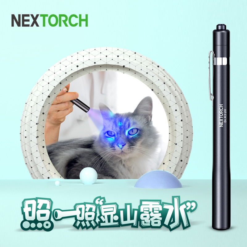 猫藓手电筒小型迷你鉴定伍德氏灯