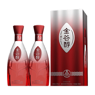 【正品保证】五粮液金谷醇(醇6)52度500mL*2瓶装浓香型白酒