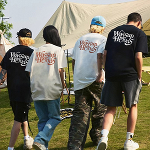 WASSUPHEODS国潮牌短袖T恤美式