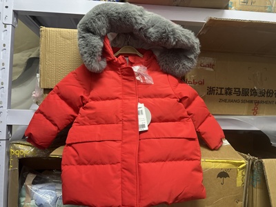 马K乐极寒儿童中长款羽绒服 撤柜尾货